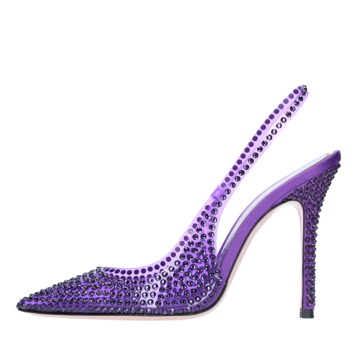 Gedebe Stella SlingBack 105 Jelly Purple + Crystal