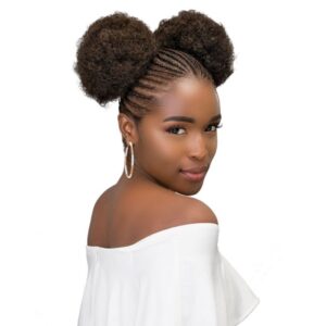 Janet collection Afro Puff-1 2 pcs color #1B