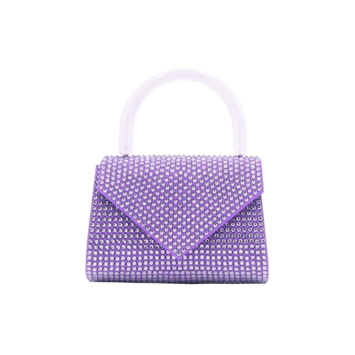 Gedebe Lolita satin Violet + Crystal
