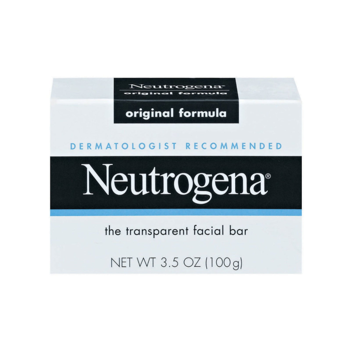 Neutrogena Transparent Facial Bar -Fragrance Free - 3.5 Oz