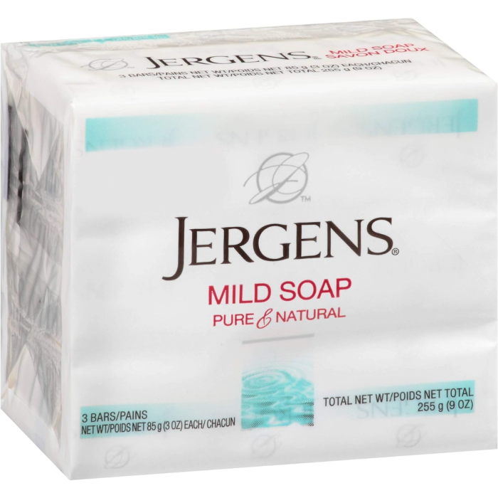 Jergens Mild Soap 3Bars - 9 Oz
