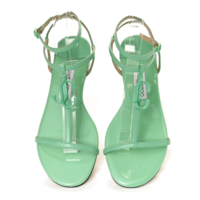 Jimmy Choo Alodie Flat - NPA- Miami/Frosted Mint
