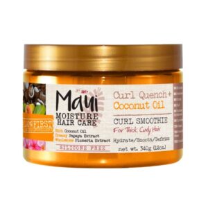 Maui Moisture Curl Quench + Coconut Oil Hydrating Curl Smoothie - 12 Oz