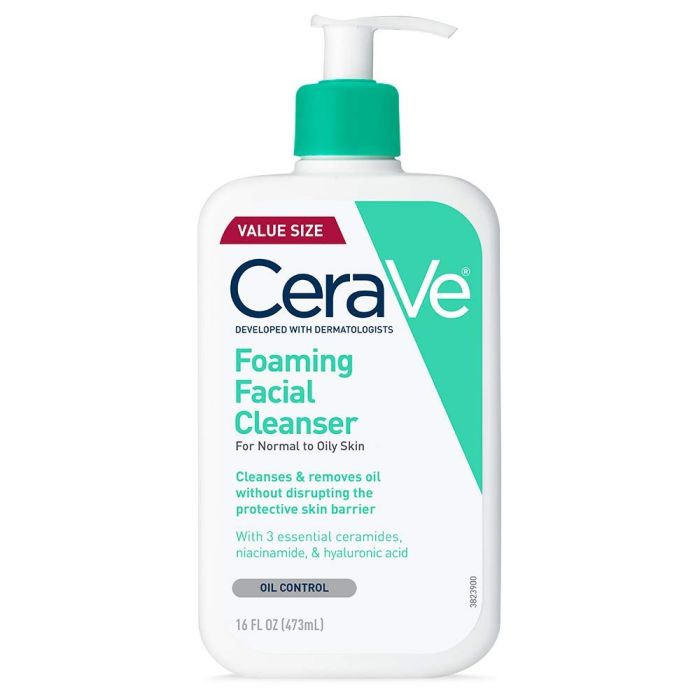 CeraVe Foaming Facial Cleanser (USA) - 16 Oz