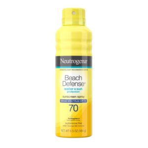 Neutrogena Beach Defense Oil-Free Sunscreen Body Spray, SPF 70 - 6.5 Oz