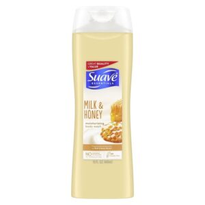 Suave Essentials Milk & Honey Moisturizing Body Wash - 15 Oz