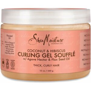 SheaMoisture Coconut and Hibiscus Curling Gel Souffle - 12 Oz