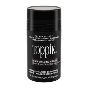 Toppik Hair Building Fibers, Dark Brown - 0.42 Oz