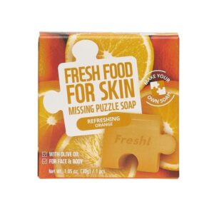 Fresh Food For Skin Missing Puzzle Soap - Refreshing Orange - 1.05 Oz