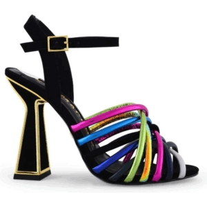 Kat Maconie Metallic leather Black/Multi - Beau