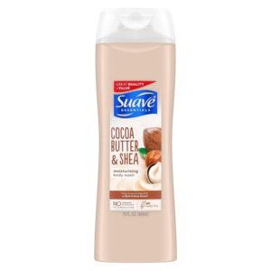 Suave Essentials Creamy Cocoa Butter & Shea Moisturising Body Wash - 15 Oz
