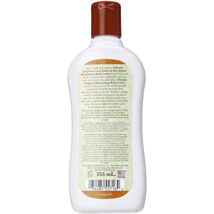 Africa's Best Ultimate Originals Cocoa Butter & Shea Butter Body Lotion - 12 Oz - Image 2