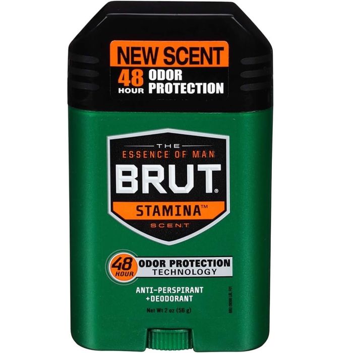 Brut Anti-perspirant Deodorant, Stamina Scent - 2 Oz