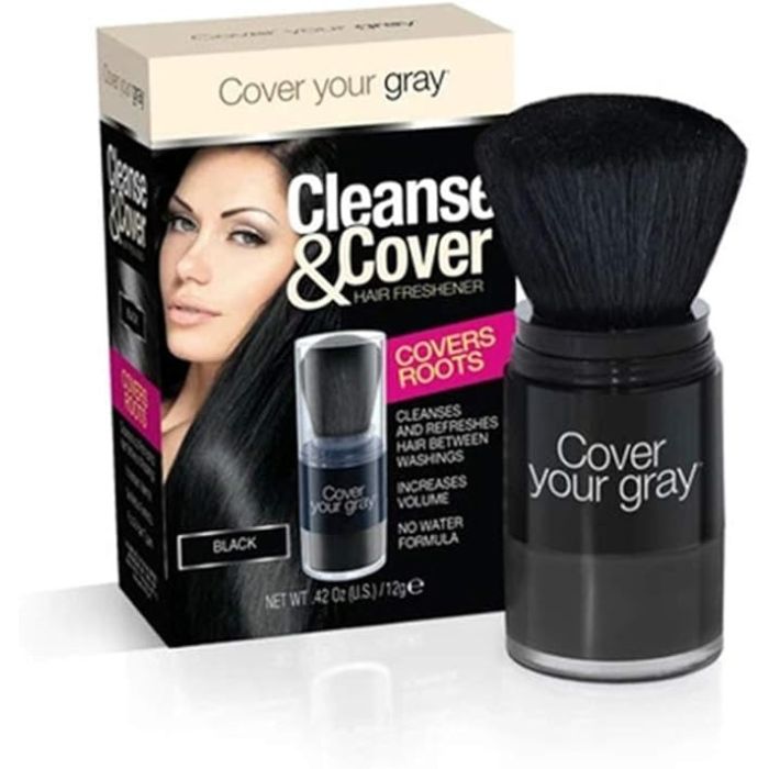 Cover Your Gray Cleanse & Cover Hair Refreshener - Black