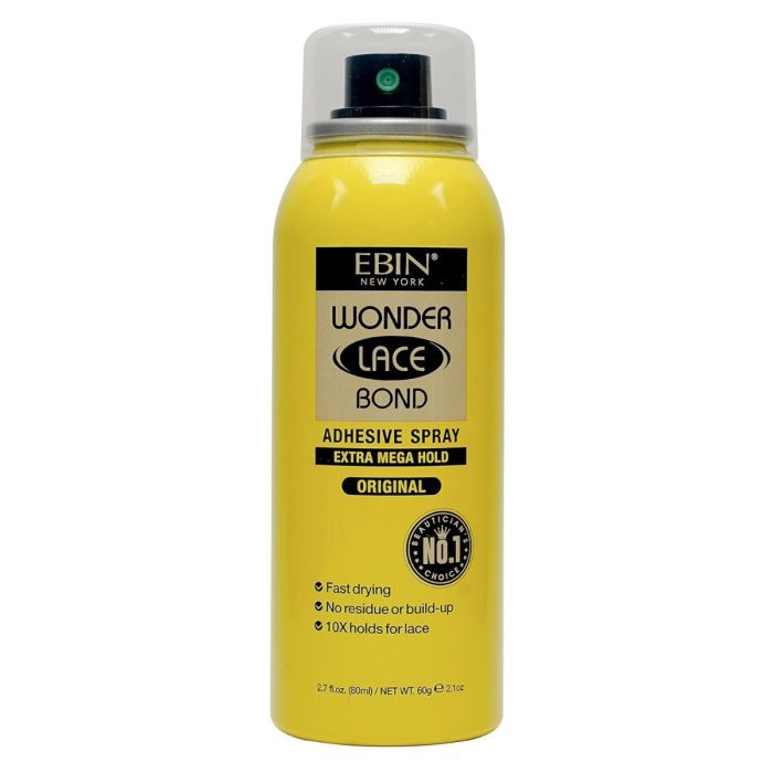 EBIN WONDER LACE BOND WIG ADHESIVE SPRAY - ORIGINAL 2.7 Oz