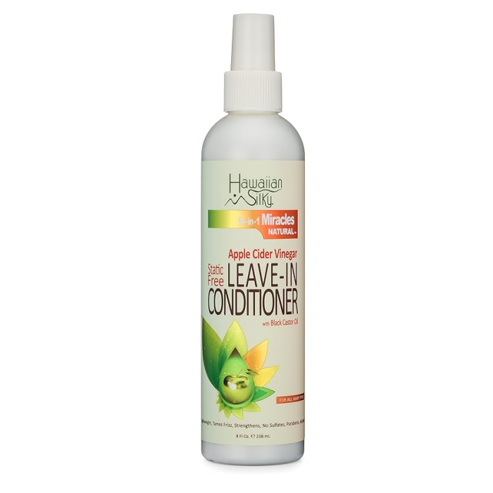 Hawaiian Silky Apple Cider Vinegar Static-Free Leave-in Conditioner - 8 Oz