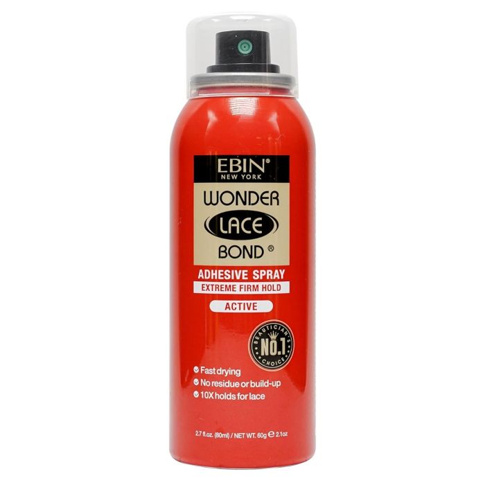 EBIN WONDER LACE BOND WIG ADHESIVE SPRAY - ACTIVE 2.7 Oz
