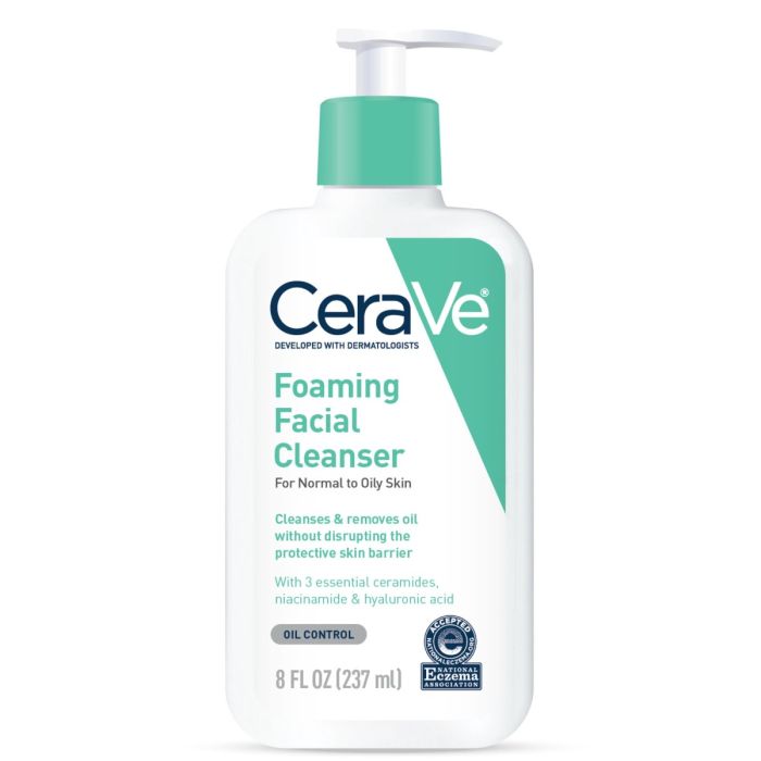 CeraVe Foaming Facial Cleanser (USA) - 8 Oz