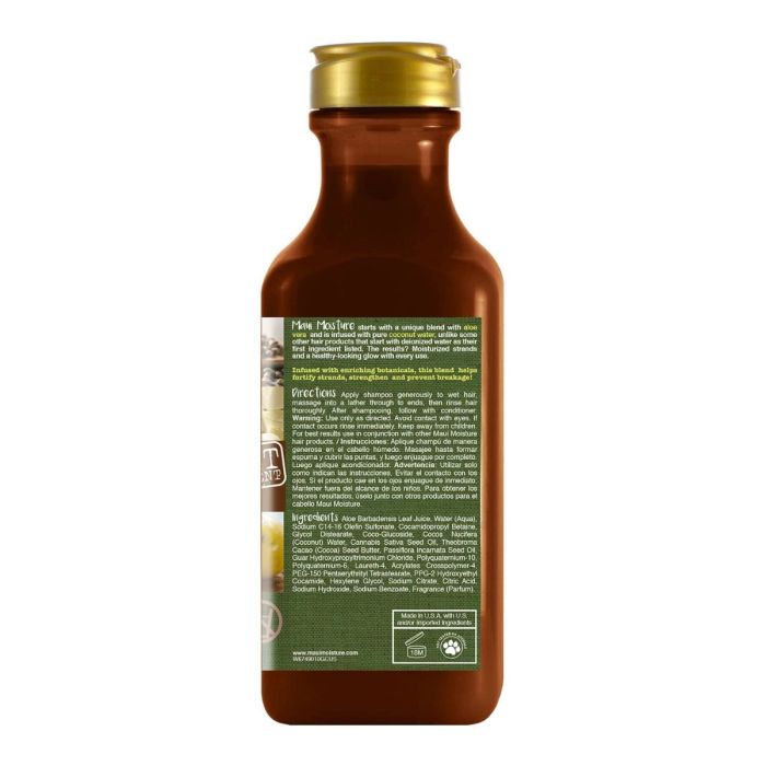 Maui Moisture Fortifying + Hemp Seed Oil Hydrating Shampoo - 13 Oz - Image 3