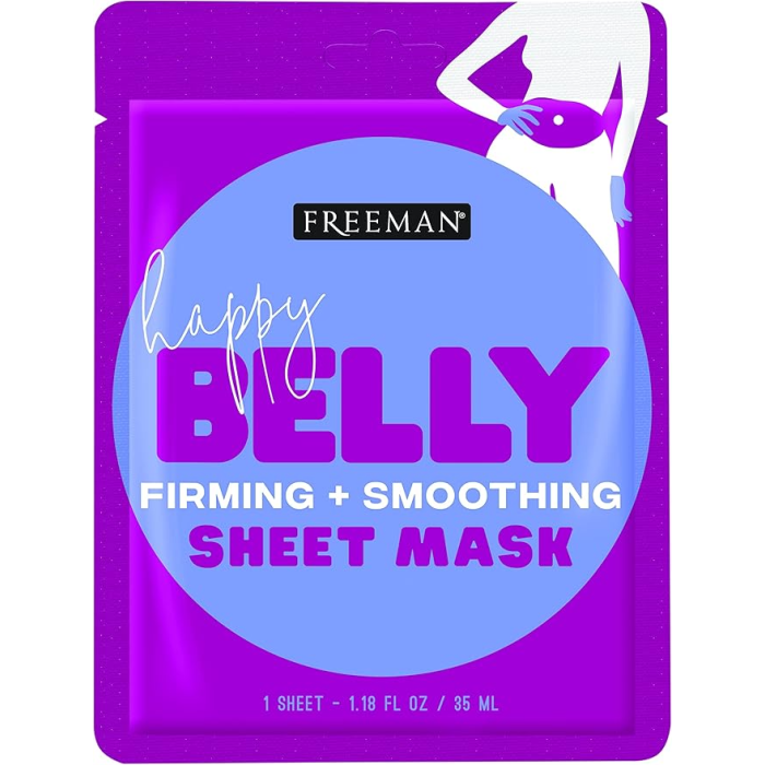 Freeman Happy Belly Firming + Smoothing Sheet Mask - 1.18 Oz