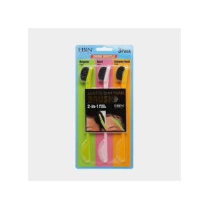 3 PACK (REGULAR/ HARD/EXTREME) BRUSH & COMB NYLON BRUSH