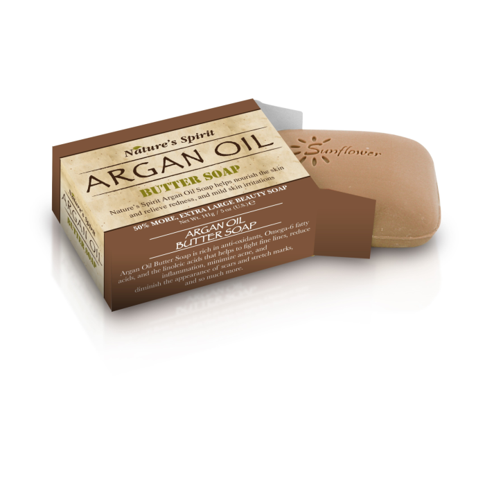 Nature's Spirit Butter Soap - Argan Oil - 5 Oz