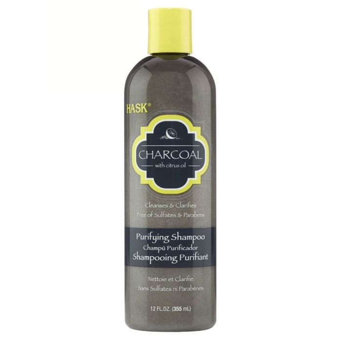 Hask Charcoal Purifying Shampoo with Citrus Oil - 12 Oz