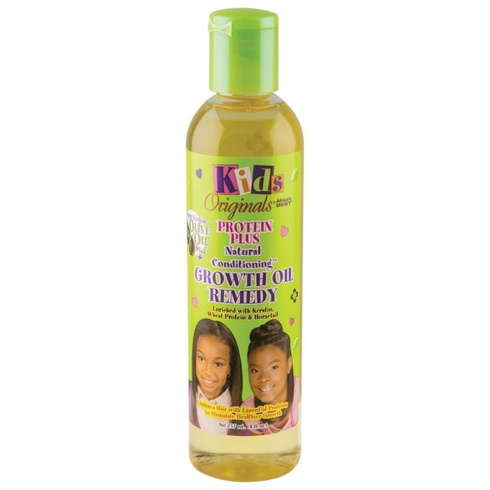 frica's Best Kids Originals Protien Plus Growth Oil Remedy - 8 Oz