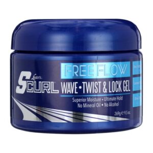 Luster's Scurl Free Flow Moisturizing Twist & Lock Jar Hair Styling Gel - 9.5 Oz