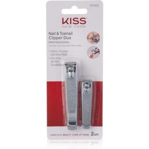Kiss Nail & Toenail Clipper Set - Silver