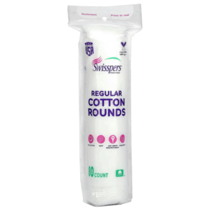 Swisspers Regular Cotton Rounds - 80 CT