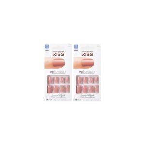 Kiss Gel Fantasy Nail Short length ready-to-wear Gel Kng12