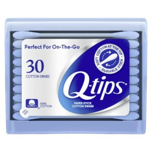 Q-tips Travel Size Cotton Swabs, 30 Ct