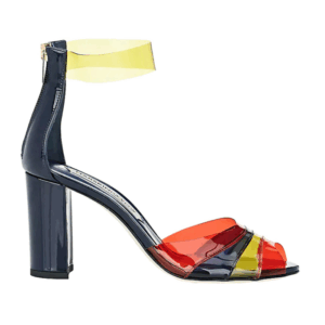 Markskinryyppy PVC Ankle Strap Multi Color Sandals (Size 40)