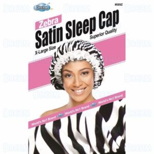 Dream Women-Satin Sleep Cap Zebra