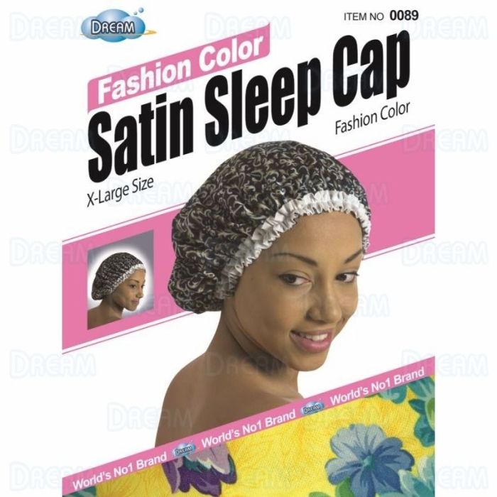 Dream Women-Satin Sleep Cap Floral