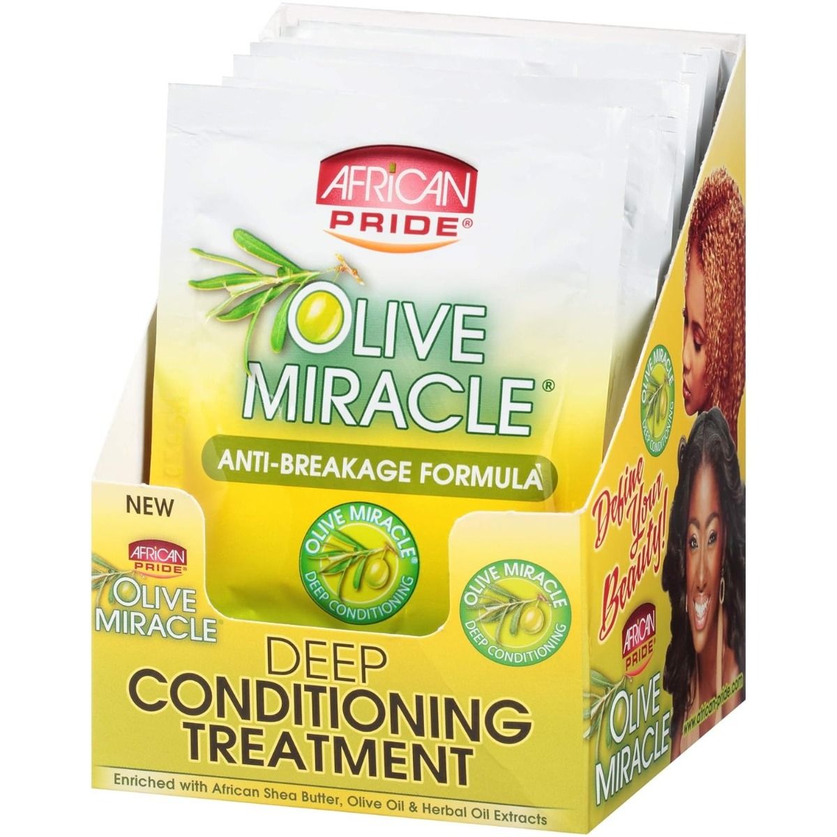 African Pride Olive Miracle Deep Conditioning Treatment - 1.5 Oz - Image 2