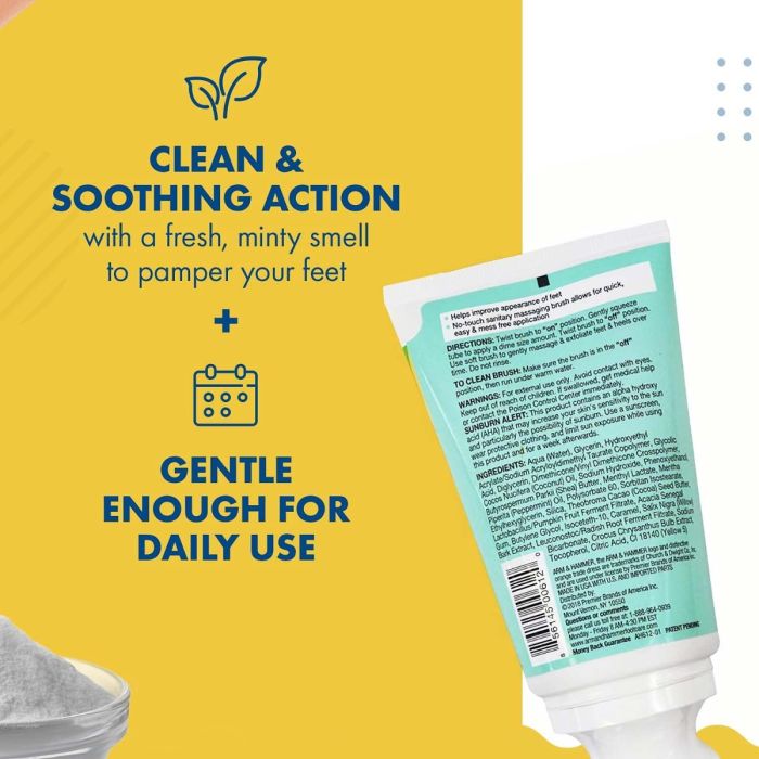 Arm & Hammer Heels & Feet Moisturizer Gentle Exfoliator - 4 Oz - Image 4
