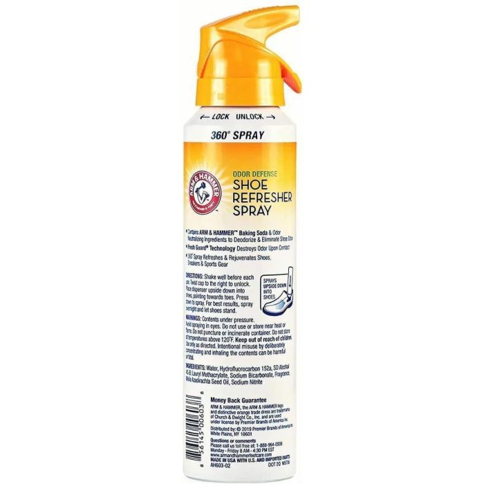 Arm & Hammer Odor Defense Shoe Refresher Spray - 4 Oz - Image 3