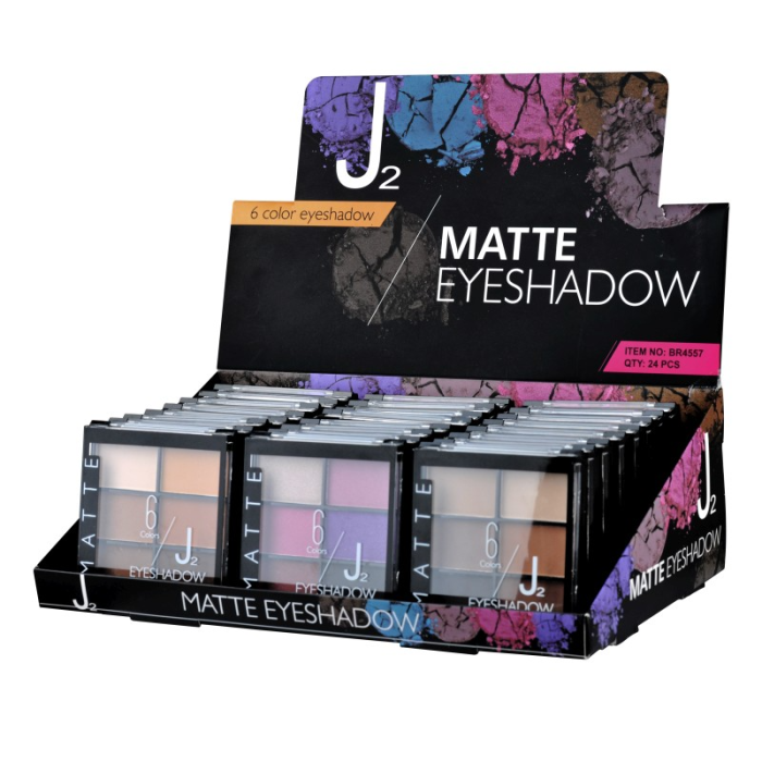 J2 Matte 6 Colors eyeshadow - 0.53 Oz