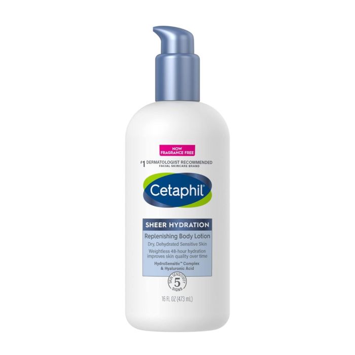 Cetaphil Sheer Hydration Replenishing Body Lotion - 16 Oz