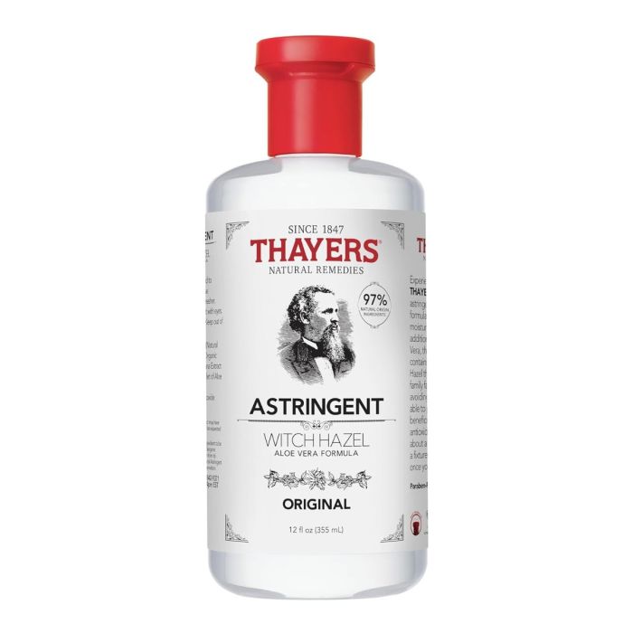 Thayers Original Witch Hazel Astringent With Aloe Vera - 12 Oz