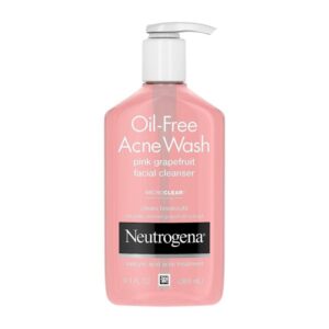 Neutrogena Oil-Free Pink Grapefruit Acne Facial Cleanser - 9.1 Oz