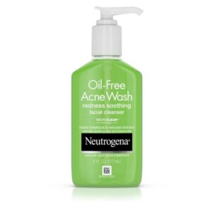 Neutrogena Oil-free Acne Wash & Redness Soothing Facial Cleanser -6 Oz