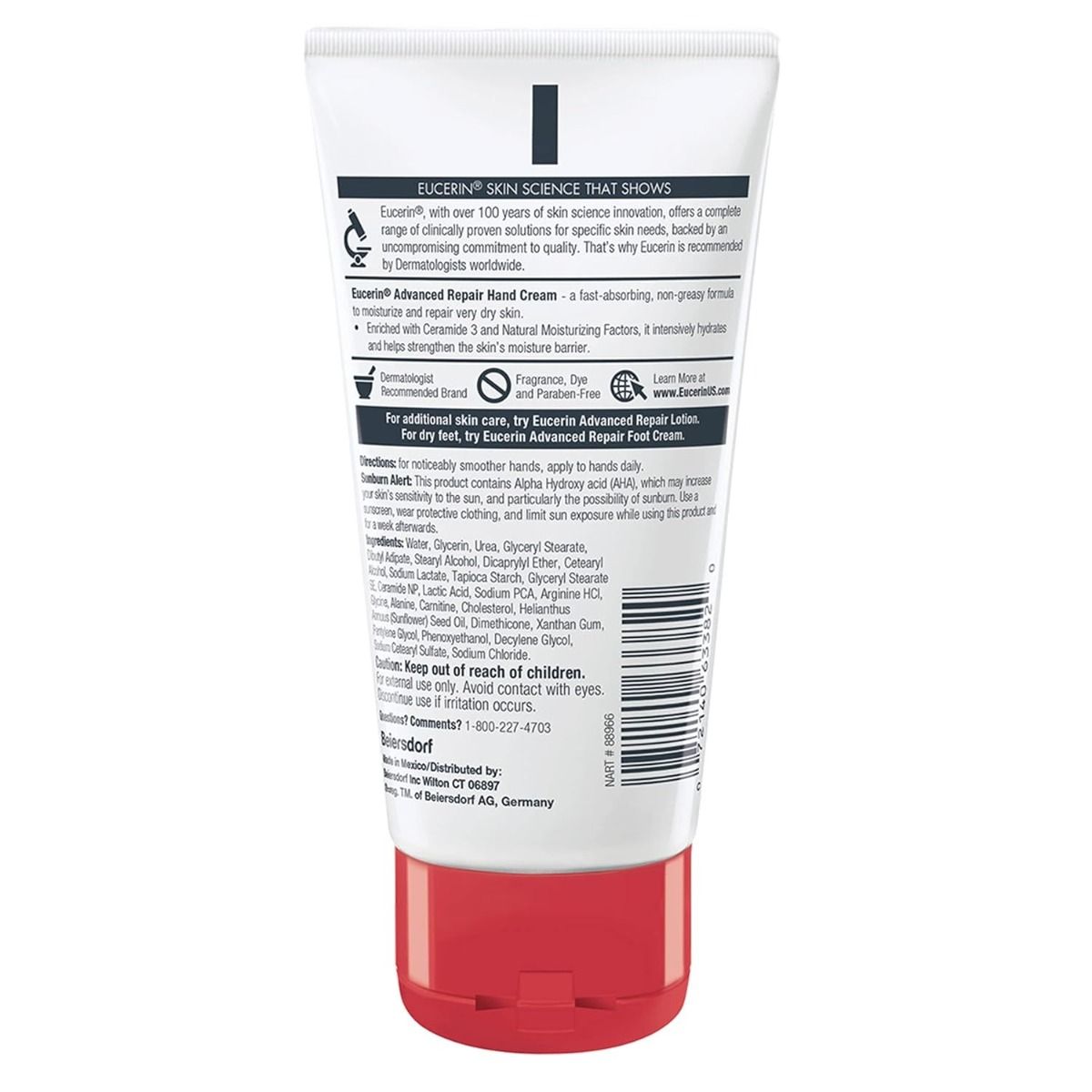 Eucerin Advanced Repair Hand Cream Travel Size Hand Cream - 2.7 Oz - Image 2