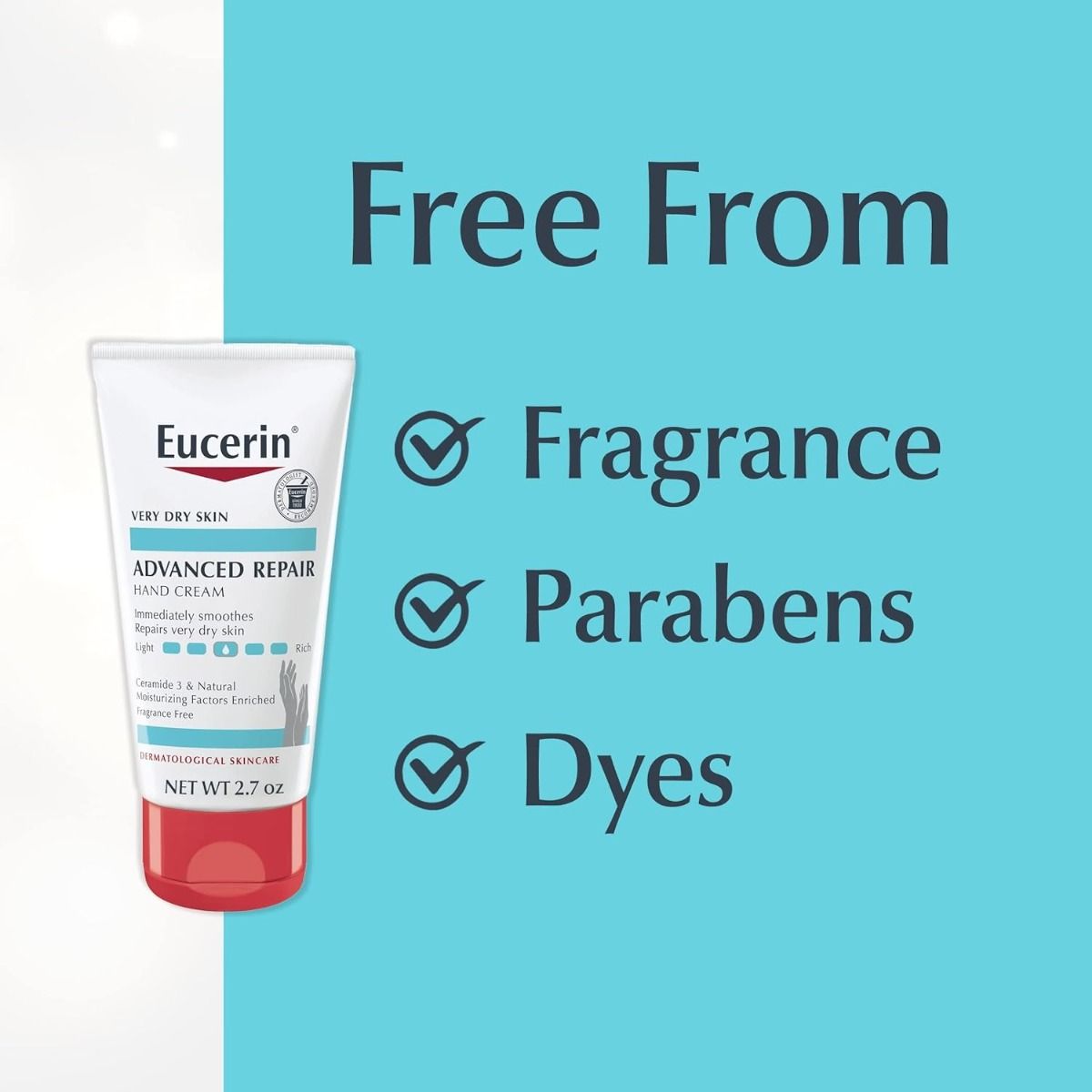 Eucerin Advanced Repair Hand Cream Travel Size Hand Cream - 2.7 Oz - Image 6