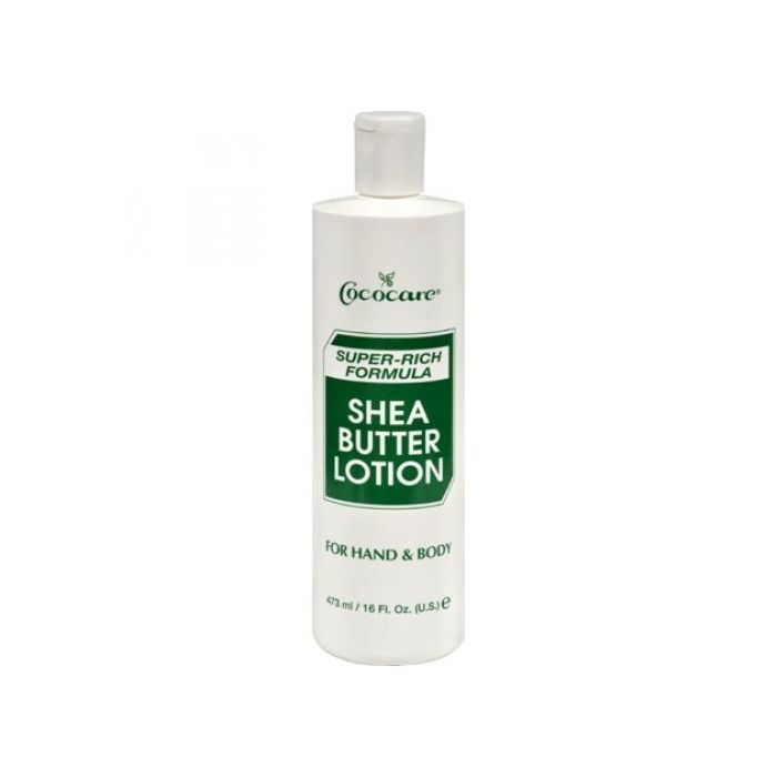 Cococare Shea Butter Super-Rich Formula Lotion, for Hands & Body -16 Oz