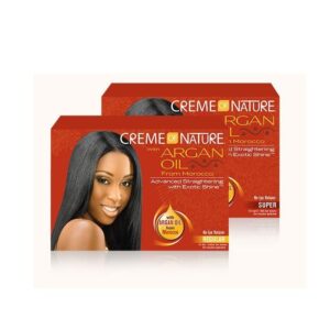 Creme of Nature with Argan Oil No-Lye Relaxer, Super