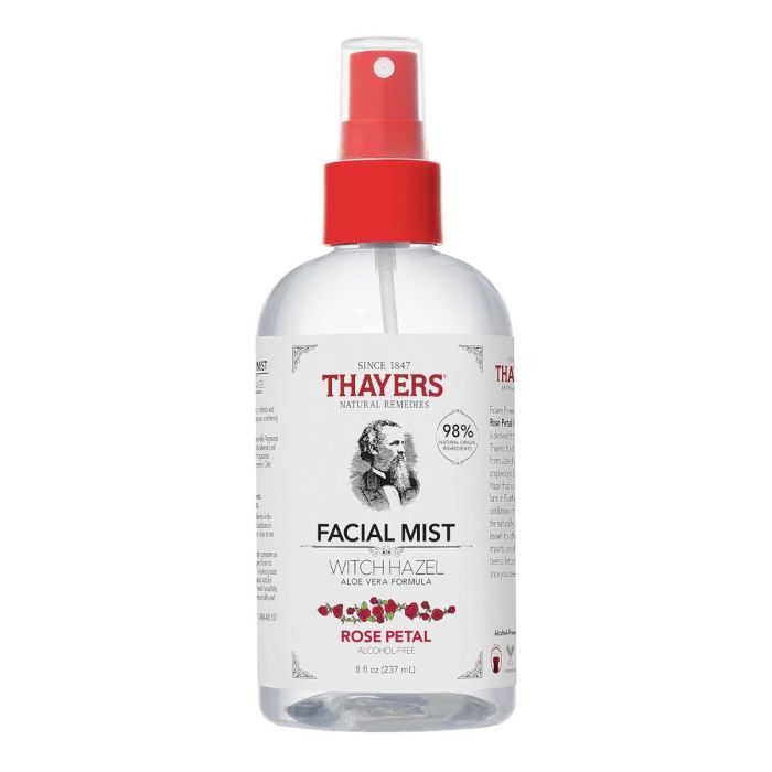 Thayers Alcohol-Free Rose Petal Witch Hazel Facial Mist Toner - 8 Oz