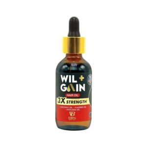 EBIN WIL+GAIN 3X STRENGTH MEGA GRO HAIR OIL NOURISHING/ ANTI-BREAKAGE - 2 Oz